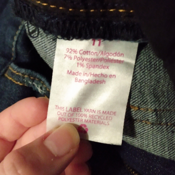 Dark blue ripped jeans no boundaries size 11 - Picture 5 of 5